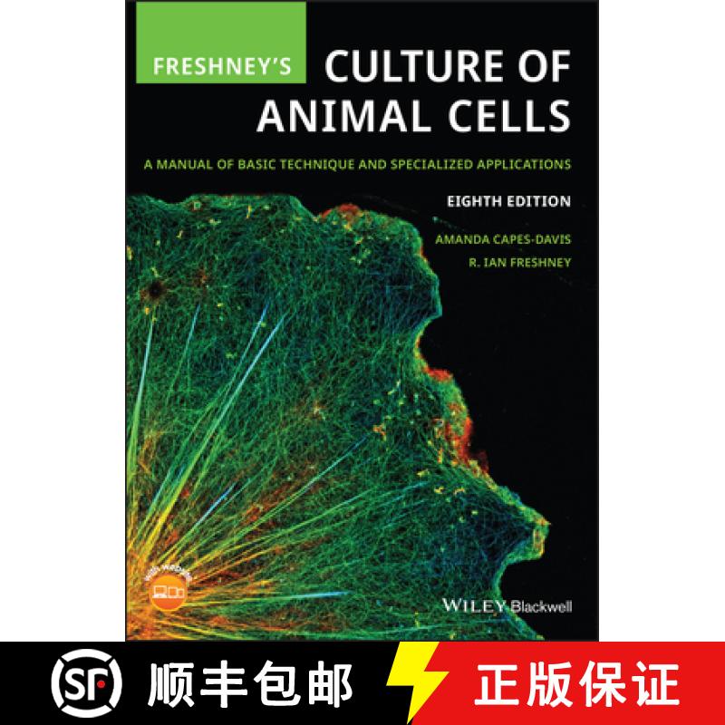 【3-4周达】Freshney‘S Culture Of Animal Cells 8E [Wiley生命科学] [9781119513018]