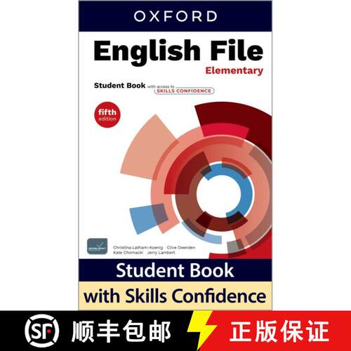 预订 English File fifth edition Elementary Student Book with access to Skills Confidence: Print Stude... [9780194284592]