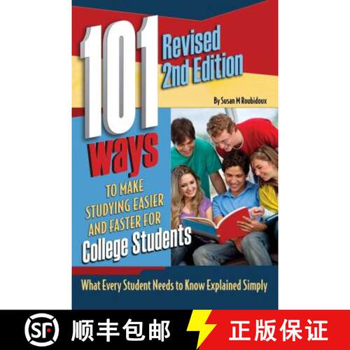 【3-4周达】101 Ways to Make Studying Easier and Faster for College Students: What Every Student Needs... [9781601389442]