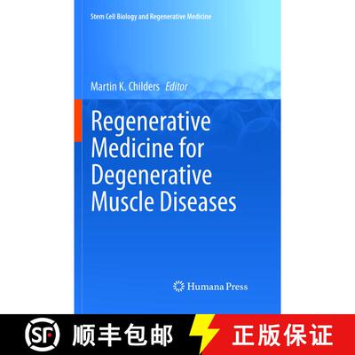 【3-4周达】Regenerative Medicine for Degenerative Muscle Diseases [9781493980017]