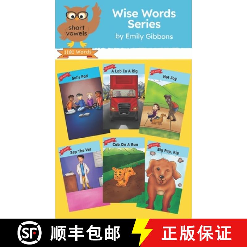 【3-4周达】Wise Word Series: Short Vowels: Decodable Story Collection (Orton Gillingham Scope) [9781970146493]