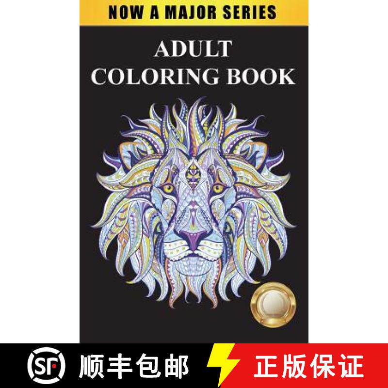 预订 Adult Coloring Book: Largest Collection of Stress Relieving Patterns Inspirational Quotes, Manda... [9781732067264]