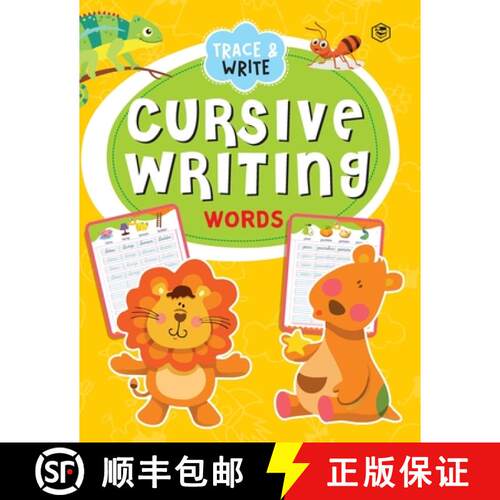 【3-4周达】Cursive Writing Book - Words (Practice Workbook for Children) [9788119623808]