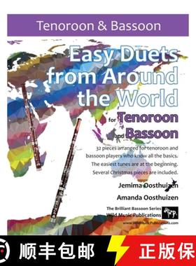 【3-4周达】Easy Duets from Around the World for Tenoroon and Bassoon: 32 exciting pieces arranged for... [9781914510182]