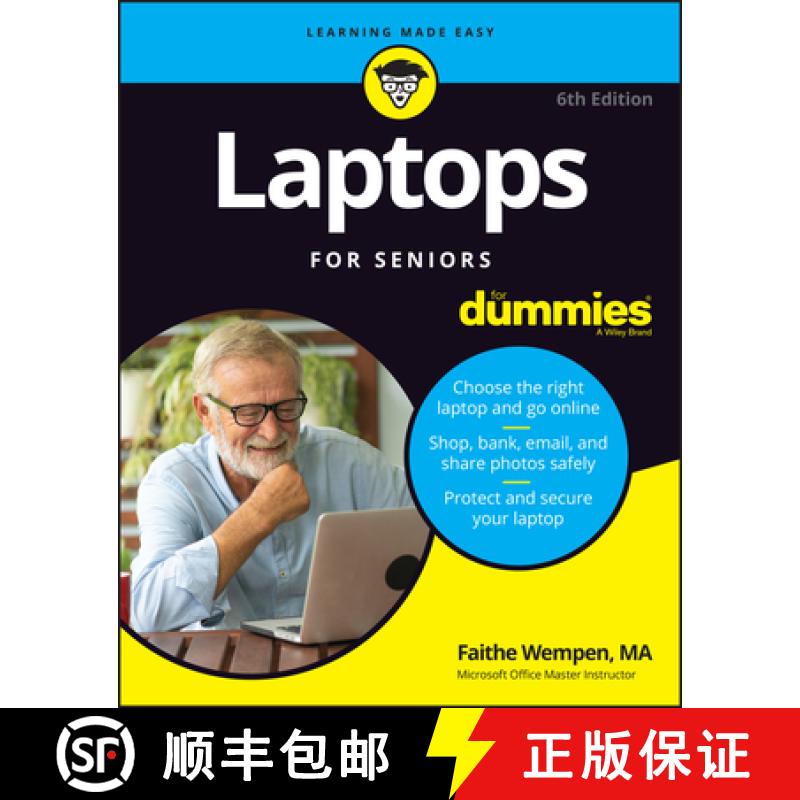 【3-4周达】Laptops For Seniors For Dummies, 6th Edition [9781394152162]