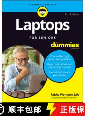 【3-4周达】Laptops For Seniors For Dummies, 6th Edition [9781394152162]