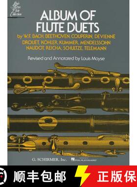 预订 Album of Flute Duets (Ed. Moyse) [9780793553983]