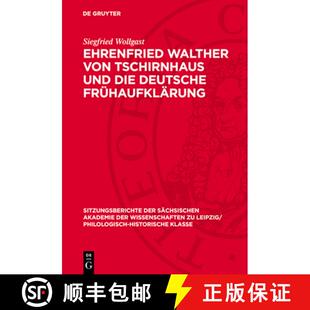 Die Walther 9783112712641 Frühaufklärung Deutsche Und Tschirnhaus Von Ehrenfried 预订