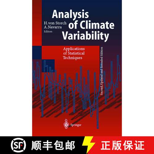 【3-4周达】精装 Analysis of Climate Variability: Applications of Statistical Techniques Proceedings o... [9783540663157]