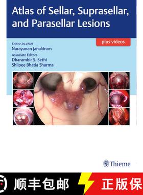 【3-4周达】Atlas of Sellar, Suprasellar, and Parasellar Lesions [9789388257534]