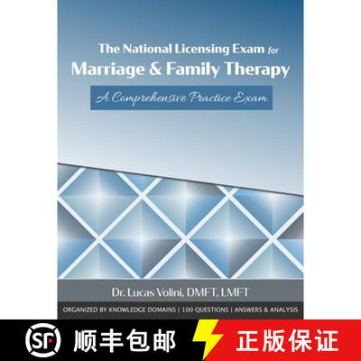 【3-4周达】The National Licensing Exam for Marriage and Family Therapy: A Comprehensive Practice Exam [9780999818428]