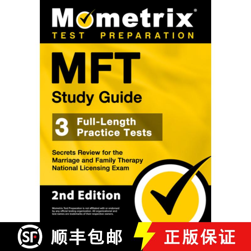 【3-4周达】MFT Study Guide - 3 Full-Length Practice Tests, Secrets Review for the Marriage and Family... [9781516723652]