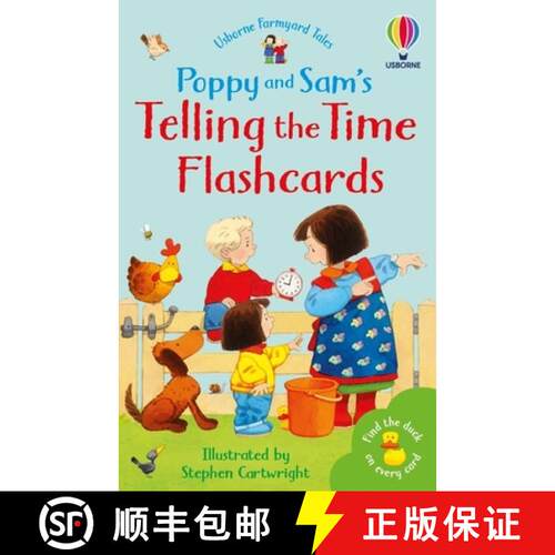 【3-4周达】Poppy and Sam's Telling the Time Flashcards [9781474985871]