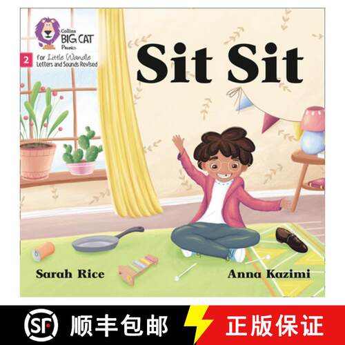 【3-4周达】Big Cat Phonics for Little Wandle Letters and Sounds Revised - Sit Sit: Phase 2 [9780008503284]