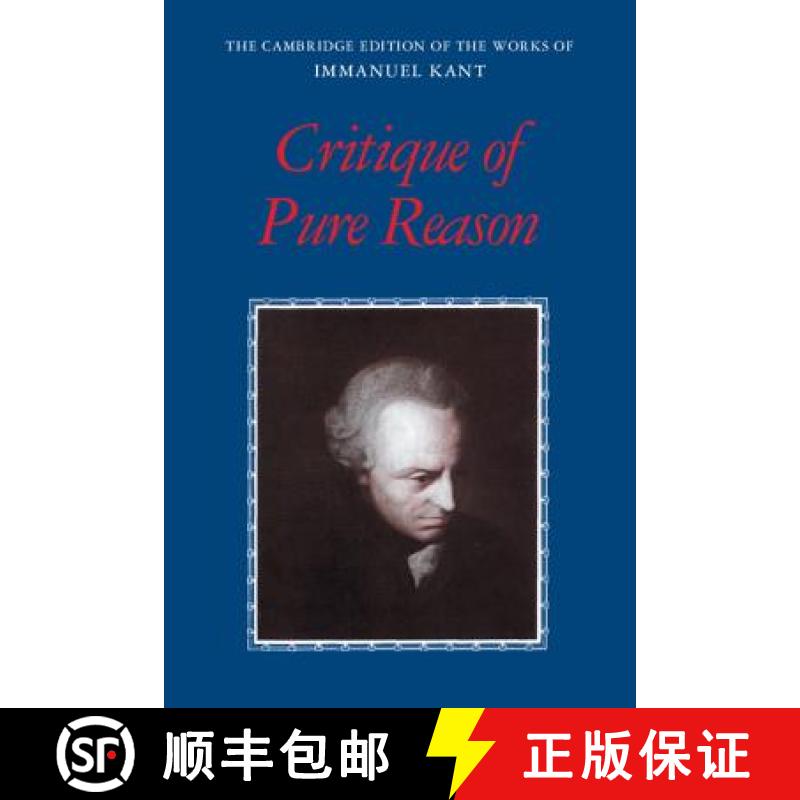 现货 纯粹理性批判 Critique of Pure Reason [9780521657297]