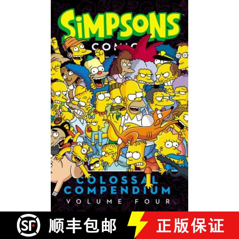 【3-4周达】Simpsons Comics Colossal Compendium, Volume 4 [9780062423269]