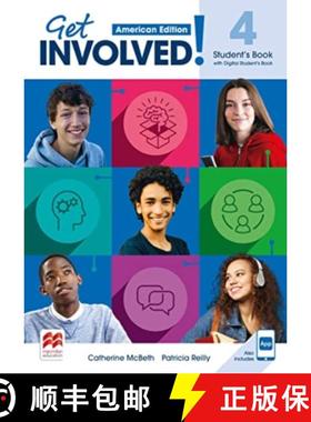 【3-4周达】Get Involved! American Edition Level 4 Student's Book with Student's App and Digital Stude... [9781380072245]