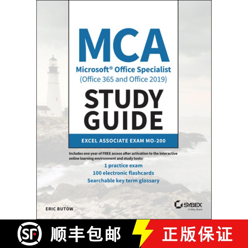 【3-4周达】Mca Microsoft Office Specialist Study Guide: Excel Exam Mo-200 [Wiley计算机] [9781119718246]