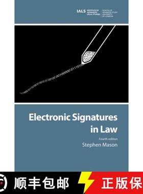 【3-4周达】Electronic Signatures in Law [9781911507048]