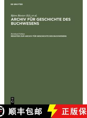 【3-4周达】Archiv für Geschichte des Buchwesens, Register zum Archiv für Geschichte des Buchwesens [9783598248177]