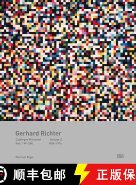 【3-4周达】Gerhard Richter Catalogue Raisonne. Volume 2 : Werknummern 199-3881968-1976 [9783775719797]