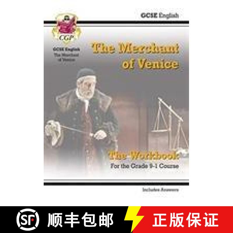 【2-3周达】New Grade 9-1 GCSE English Shakespeare - The Merchant of Venice Workbook (includes Answers) [9781789081428]