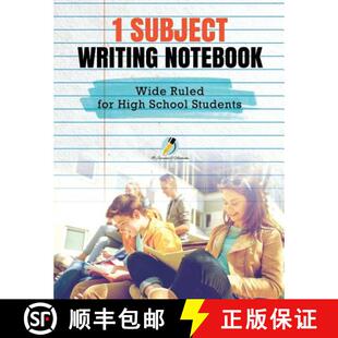 预订 1 Subject Writing Notebook Wide Ruled for High School Students [9781541966000]