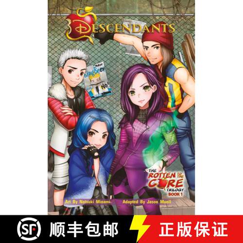 【3-4周达】精装 Descendants: The Rotten to the Core: #1 [9781098256401]
