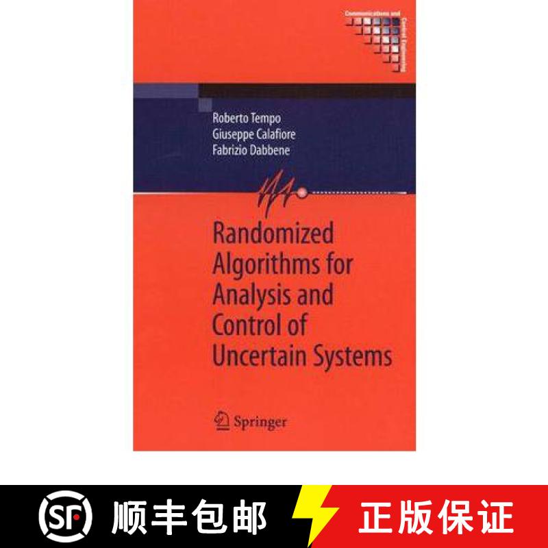 【3-4周达】Randomized Algorithms for Analysis and Control of Uncertain Systems [9781849968829]