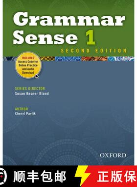 【3-4周达】Grammar Sense 1 Student Book with Online Practice Access Code Card [With Access Code] [9780194489102]