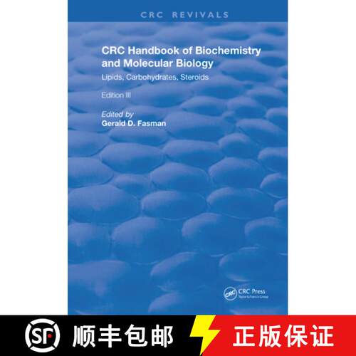 【3-4周达】Handbook of Biochemistry and Molecular Biology: Lipids Carbohydrates, Steroids [9780367209339]