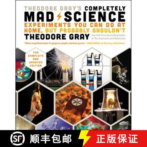 【3-4周达】精装 Theodore Gray's Completely Mad Science: Experiments You Can Do at Home But Probably S... [9780316395083]