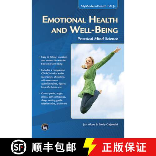 【3-4周达】Emotional Health and Well-Being: Practical Mind Science [With CDROM] [9781938549229]