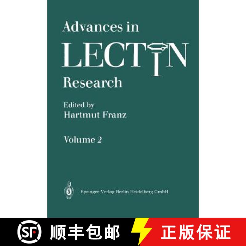 【4周达】Advances in Lectin Research [9783662110621]