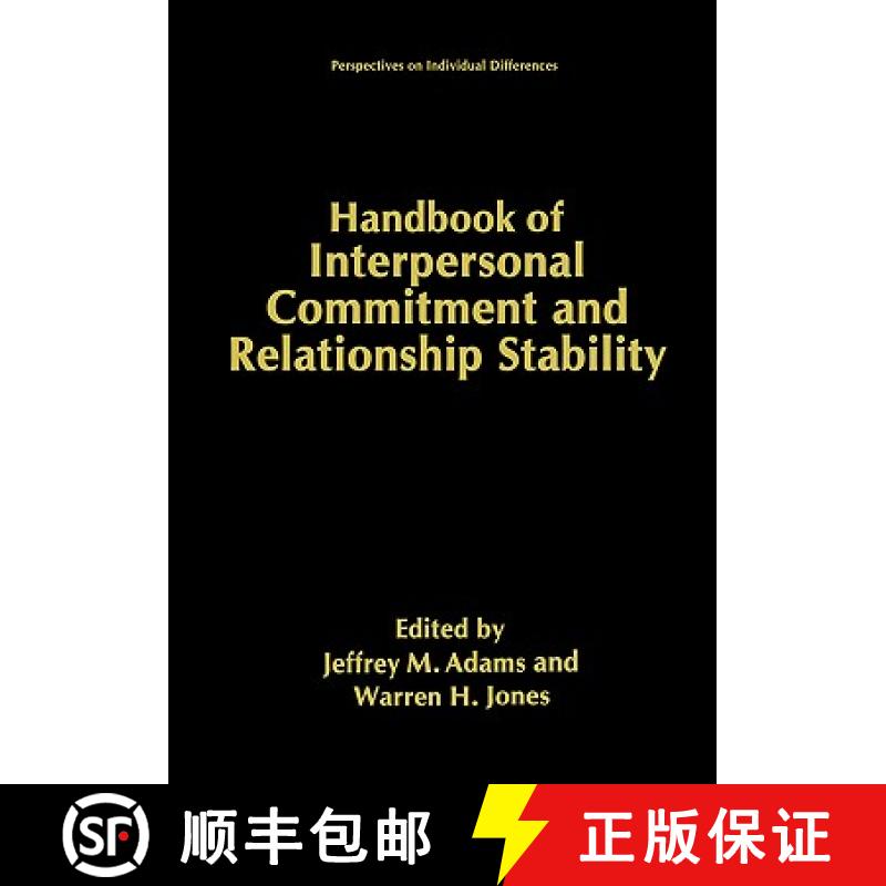 【3-4周达】Handbook of Interpersonal Commitment and Relationship Stability [9780306461484]
