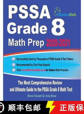 【3-4周达】PSSA Grade 8 Math Prep 2020-2021: The Most Comprehensive Review and Ultimate Guide to the ... [9781646123049]