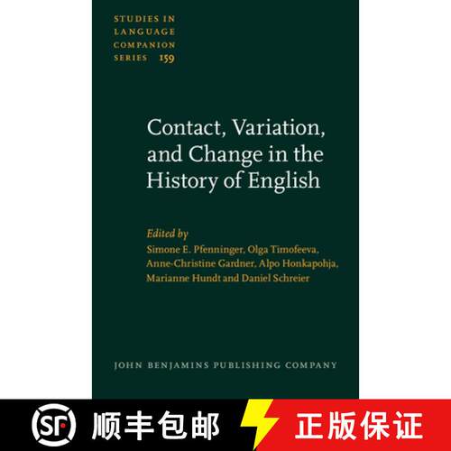 【3-4周达】精装 Contact, Variation, and Change in the History of English [9789027259240]