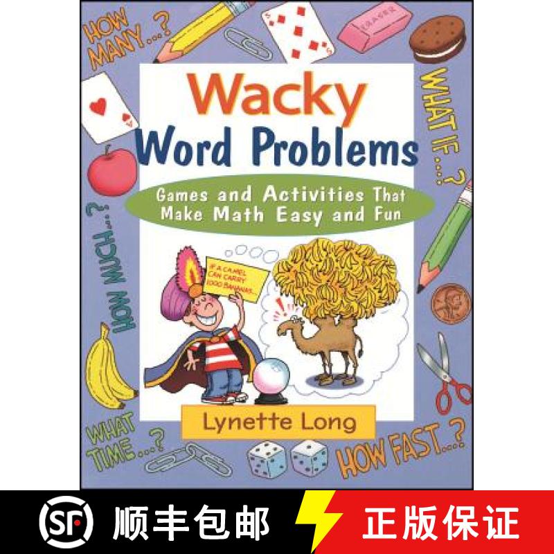 【3-4周达】Wacky Word Problems: Games And Activities That Make Math Easy And Fun [Wiley儿童] [9780471210610]