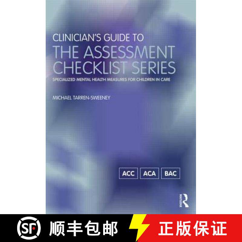 【3-4周达】Clinician's Guide to the Assessment Checklist Series: Specialized Mental Health Measures f... [9780415836081]