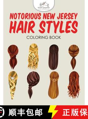 【3-4周达】Notorious New Jersey Hair Styles Coloring Book [9781683774310]