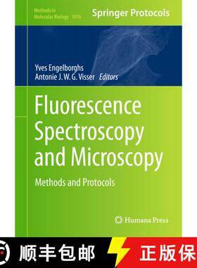 【3-4周达】Fluorescence Spectroscopy and Microscopy : Methods and Protocols [9781627036481]