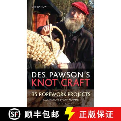 【3-4周达】Des Pawson's Knot Craft: 35 Ropework Projects [9781408119495]
