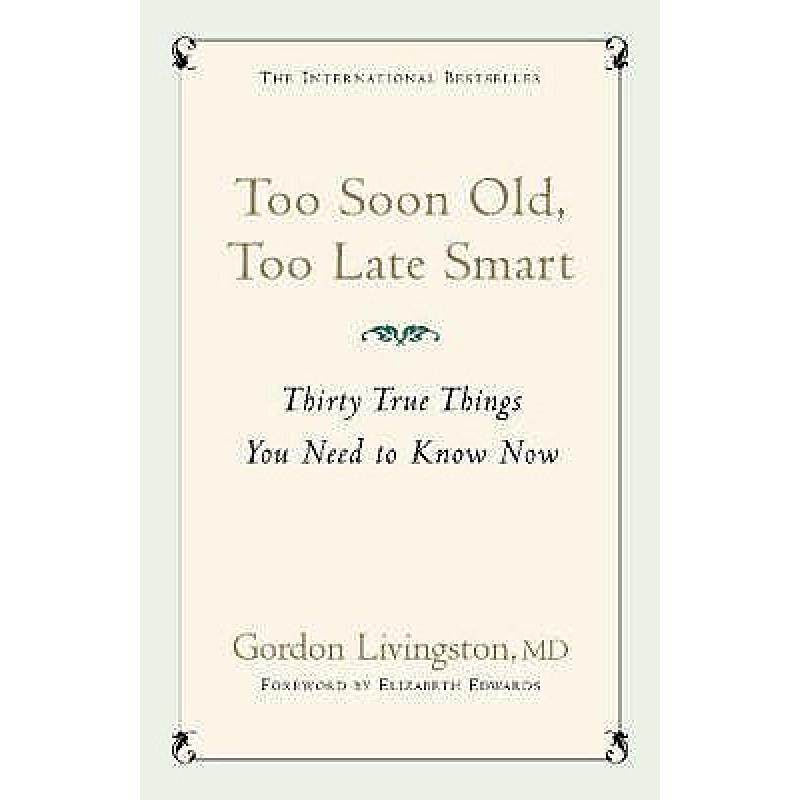 预订 too soon old, too late smart: thirty. [9780340839362]