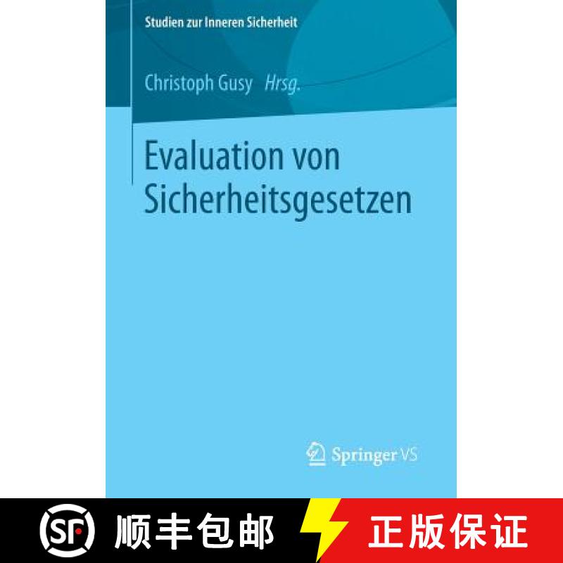 【3-4周达】Evaluation Von Sicherheitsgesetzen [9783658065935]