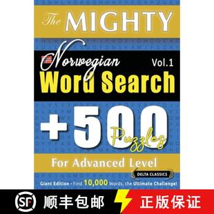 WORD DELTA SEARCH NORWEGIAN THE CLASSICS LEVEL 500 GIANT... FOR MIGHTY ADVANCED 4周达 9798349049163 PUZZLES