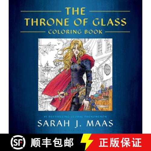 【3-4周达】The Throne of Glass Coloring Book [9781681193519]