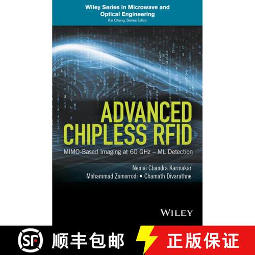 【3-4周达】精装 Advanced Chipless Rfid: Mimo-Based Imaging At 60 Ghz  Ml Detection [Wiley电子电气工程] [9781119227311]