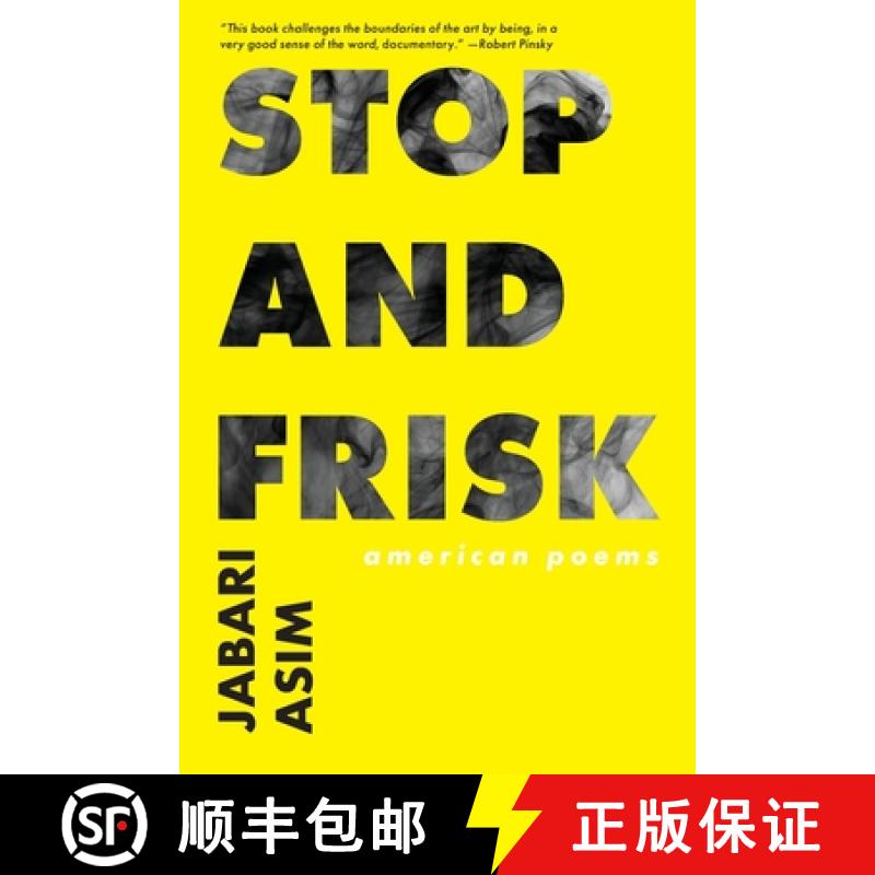 【3-4周达】Stop and Frisk: American Poems [9780999823941]