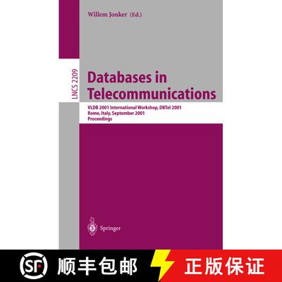 【3-4周达】Databases in Telecommunications II : VLDB 2001 International Workshop, DBTel 2001 Rome, It... [9783540426233]