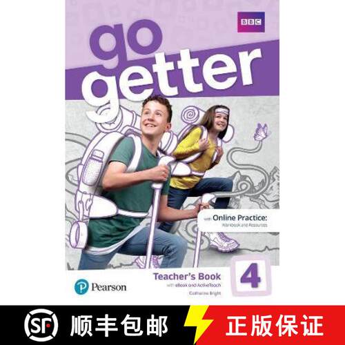 【3-4周达】精装 GoGetter 4 Teacher's Book with MyEnglishLab & Online Extra Homework + DVD-ROM Pack [9781292210087]